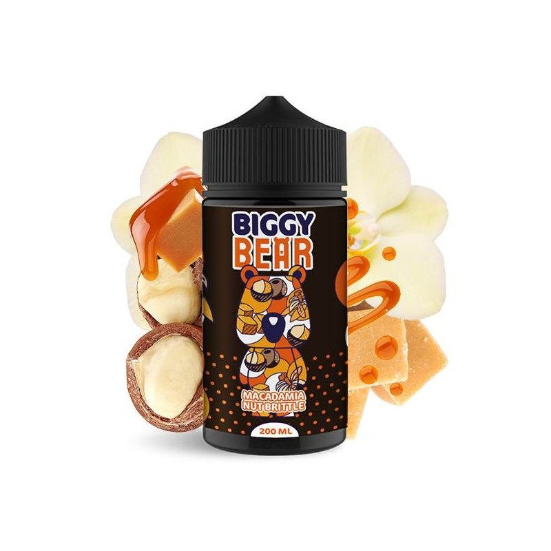Macadamia Nut Brittle 200ML - Biggy Bear Macadamia Nut Brittle 200ML - Biggy Bear
