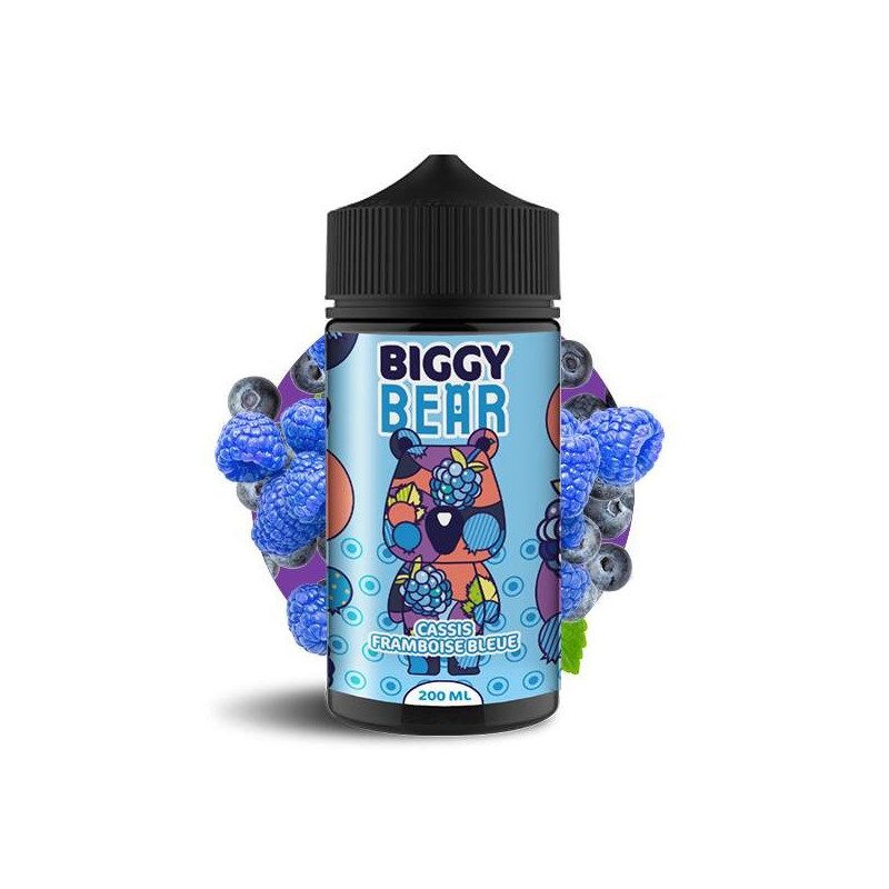 Cassis Framboise Bleue 200ML - Biggy Bear Cassis Framboise Bleue 200ML - Biggy Bear