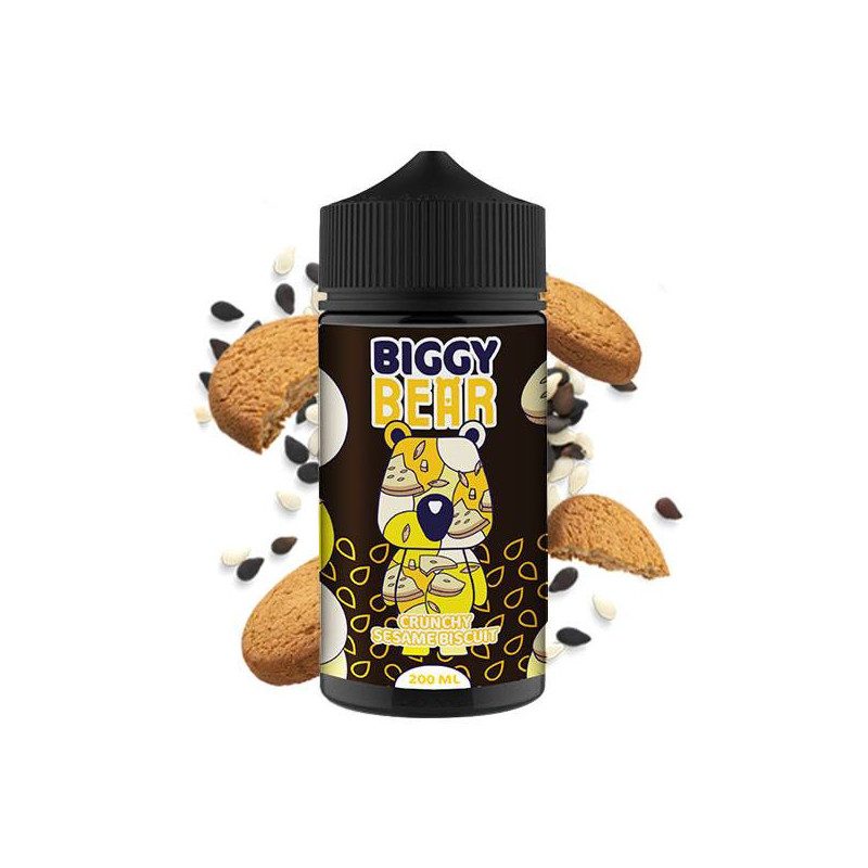 Crunchy Sesame Biscuit 200ML - Biggy Bear Crunchy Sesame Biscuit 200ML - Biggy Bear
