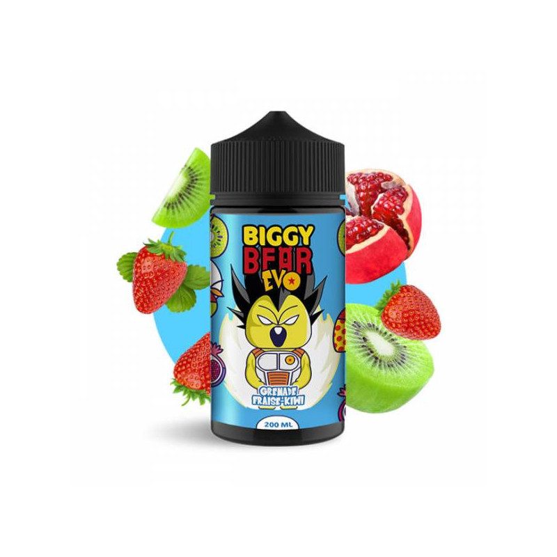 Grenade Fraise Kiwi 200ML - Biggy Bear Evo Grenade Fraise Kiwi 200ML - Biggy Bear Evo