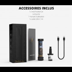 Accessoires inclus Chicha Portable Hookah Air Sparkle Edition Limitée