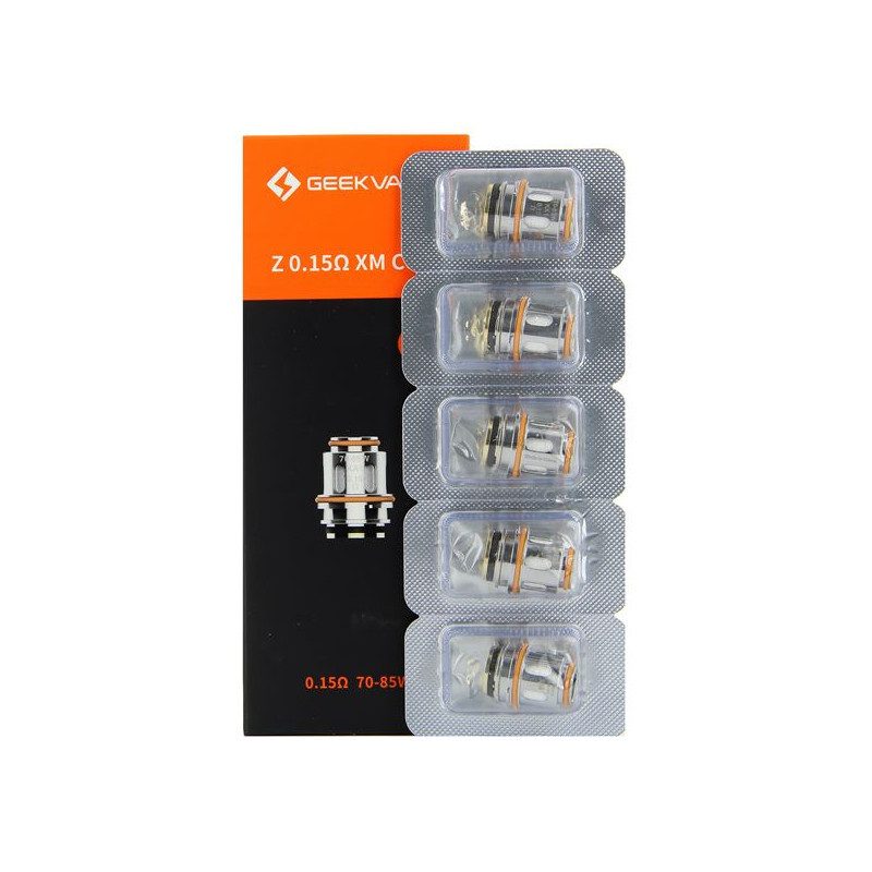 PACK DE 5 RÉSISTANCES LEGEND 3 Z XM GEEKVAPE - 0.15 ohm PACK DE 5 RÉSISTANCES LEGEND 3 Z XM GEEKVAPE - 0.15 ohm