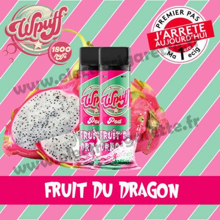 2 x Pods Fruit du Dragon - Wpuff 1800/Liquideo