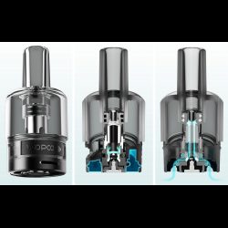 KIT DORIC 20 SE POD 18W 1200MAH 2ML VOOPOO - Air flow