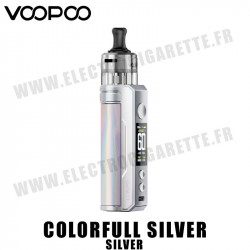Kit Drag S2 Pod - 60W - 2500 mAh - Voopoo - Colorfull Silver