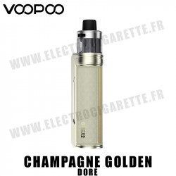 Kit Drag X2 Pod - 80W - 1 accu 18650 - Voopoo - Champagne Golden
