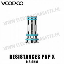 Pack de 5 x résistances Pnp X - Voopoo - 0.6 Ohm