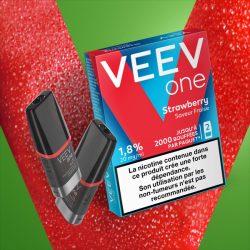 Paquet de 2 Pods pré-remplis Veev One Strawberry - Veev Fraise Douce
