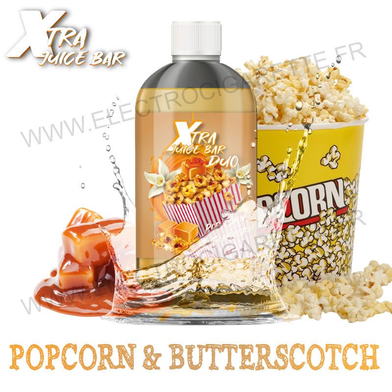 Pop Corn Butterscotch - Duo - Juice Bar Xtra - 1 litre Pop Corn Butterscotch - Duo - Juice Bar Xtra - 1 litre
