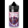 Bouteille d'E-liquide 'Le Chouette Fruits Rouges' de Vape Institut, 50 ml, avec design de chouette violet