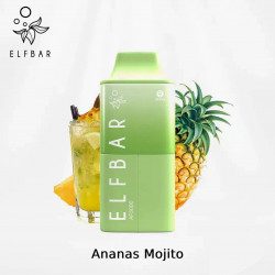 Ananas Mojito - AF5000 - Elfbar - Pod 2ml et Bouteille 10ml