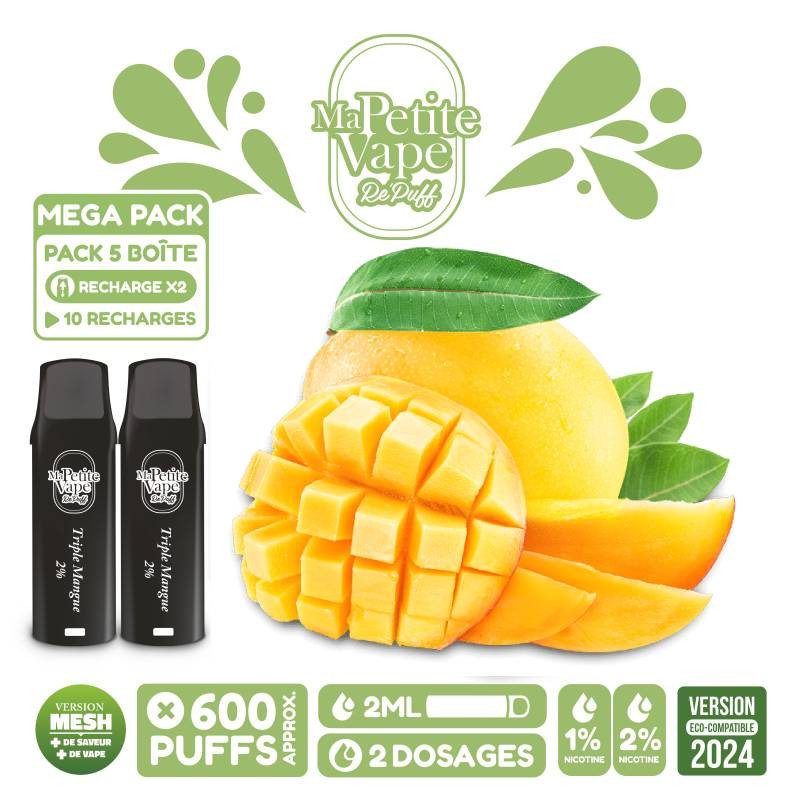 Triple Mangue - Pod RePuff - Ma petite vape - Pod Triple Mangue - Pod RePuff - Ma petite vape - Pod
