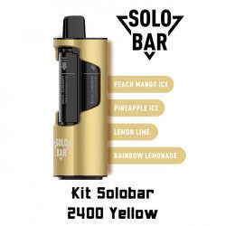 Kit Solobar 2400 4en1 avec Pod 2ml 20mg - Yellow