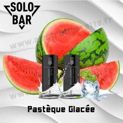  Pastèque Glacée Pack de 2 Pods Solobar 2400 2ml 20mg