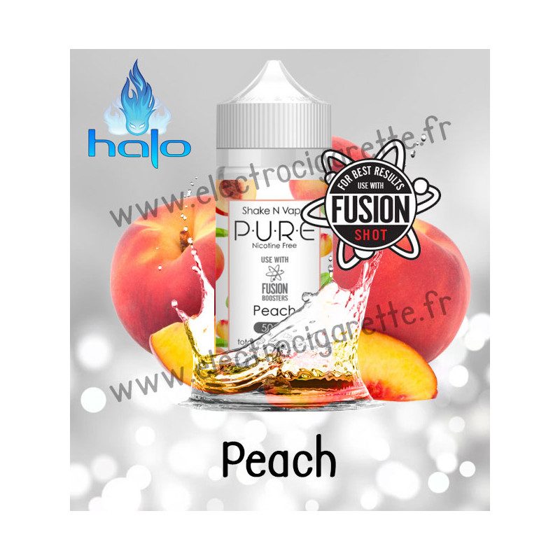 Pêche - Pure - Halo Shake n Vape - ZHC 50ml