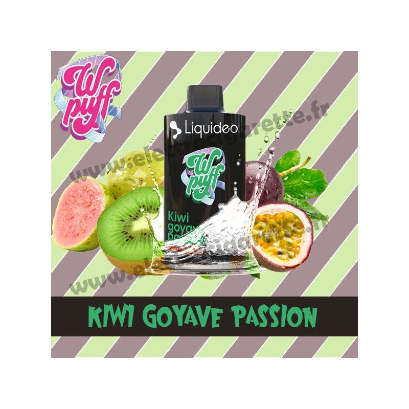 Cartouche Pod Wpuff 12K 00mg - Kiwi Goyave Passion - Liquideo Cartouche Pod Wpuff 12K 00mg - Kiwi Goyave Passion - Liquideo