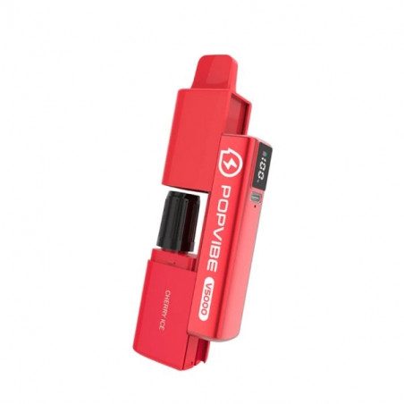 5000 Puff Cherry Ice - V5000 Popvibe | Vapez la fraîcheur fruitée