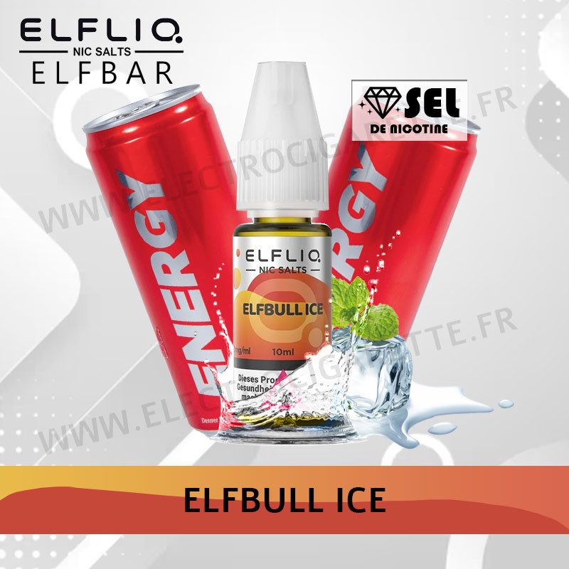 ElfBull Ice - Elfliq - Elfbar - 10ml - Recharge eliquide ElfBull Ice - Elfliq - Elfbar - 10ml - Recharge eliquide