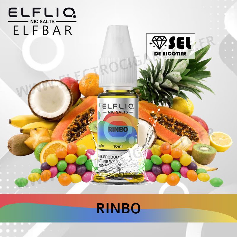 Rinbo - Elfliq - Elfbar - 10ml - Recharge eliquide Rinbo - Elfliq - Elfbar - 10ml - Recharge eliquide