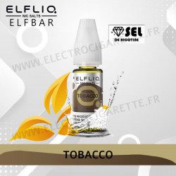 Tobacco - Elfliq - Elfbar - 10ml - Recharge eliquide