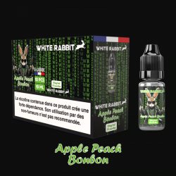 Apple Peach Bonbon - White Rabbit Puff eSalt - 10ml - Sel de nicotine