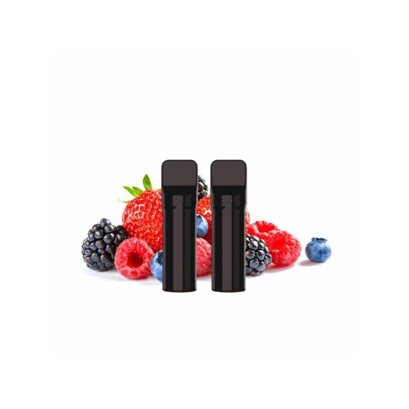 Ensemble Prodigy par Vape Maker avec arômes de fruits rouges incluant fraise, framboise, et myrtille Ensemble Prodigy par Vape Maker avec arômes de fruits rouges incluant fraise, framboise, et myrtille