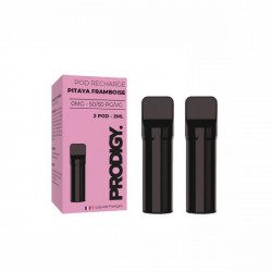 Pack Prodigy par Vape Maker avec cartouches pré-remplies goût pitaya framboise Nic Salt 2ml