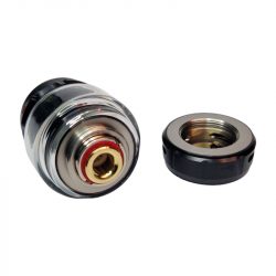 Base de réservoir iTank 2 avec résistance et connexion dorée pour un remplacement facile et une meilleure conductivité.