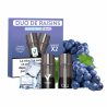 Cartouches Vyper One duo de raisins 18mg, capsules compatibles 2ml, saveur fraîche de raisin, pack de 2, produit de vapotage