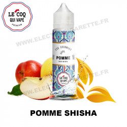 Pomme Shisha 50ml Coq Classique - Le Coq qui Vape 0mg