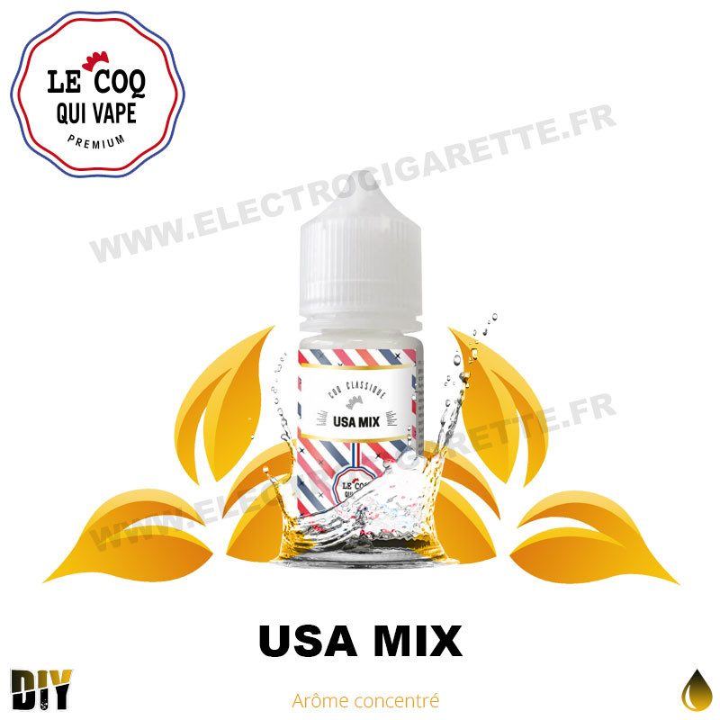 Concentré USA MIX 30ml Coq Classique - Le Coq qui Vape Concentré USA MIX 30ml Coq Classique - Le Coq qui Vape