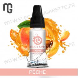 Pack de 5 x Pêche - Crazy Labs - MG Vape - 10 ml