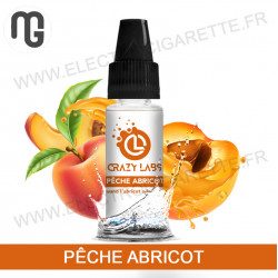 Pack de 5 x Pêche Abricot - Crazy Labs - MG Vape - 10 ml