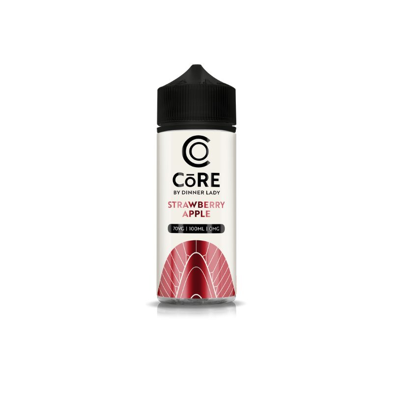 Strawberry Apple Core Dinner Lady 100ml Strawberry Apple Core Dinner Lady 100ml