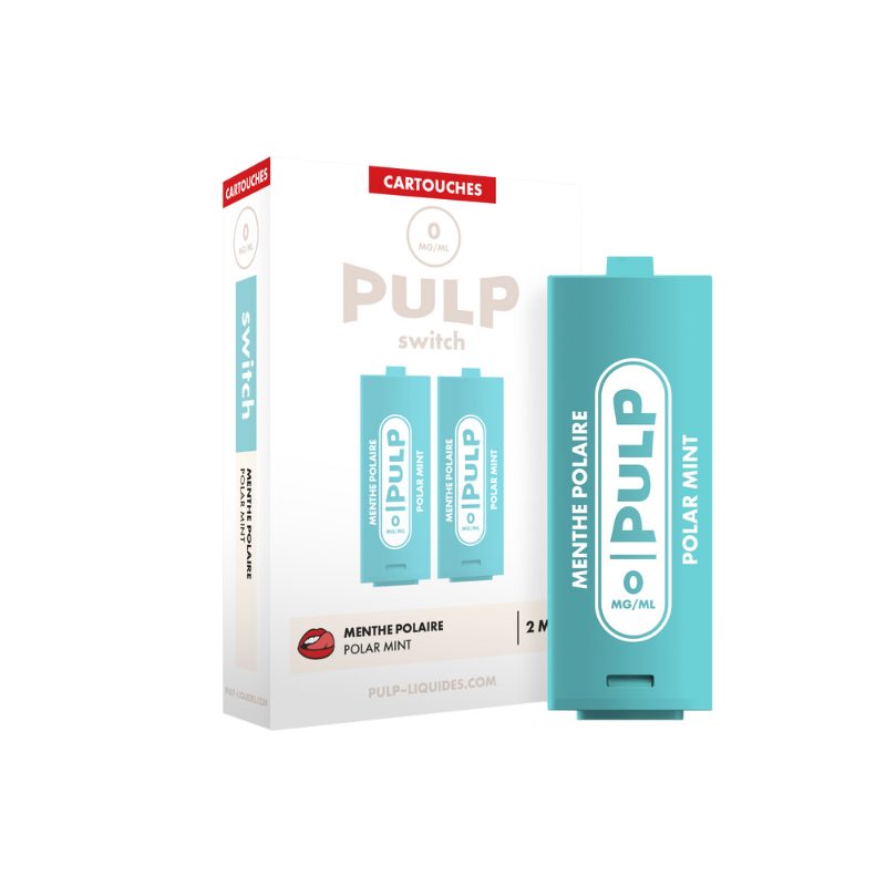 Pack de 2 Pods Menthe Polaire 20mg - Pulp Switch Pack de 2 Pods Menthe Polaire 20mg - Pulp Switch