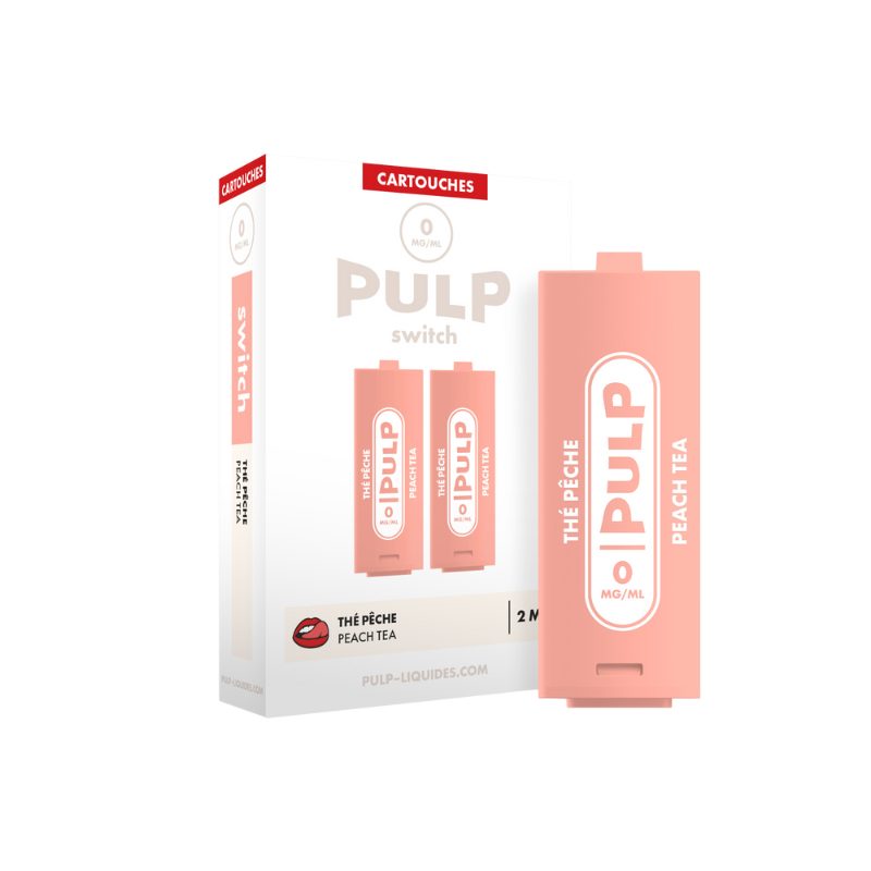 Pack de 2 Pods Switch 2ml 20mg Thé Pêche - Délices Fruitiers Pack de 2 Pods Switch 2ml 20mg Thé Pêche - Délices Fruitiers
