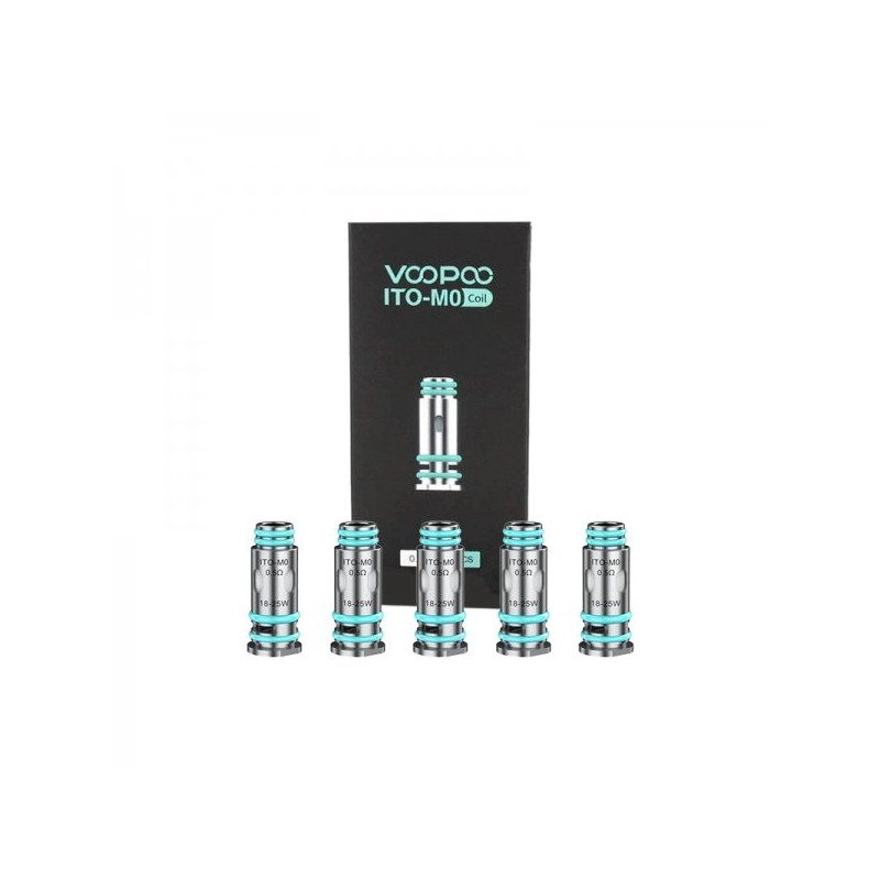 Kit 5 résistances Voopoo ITO M0 intensité Kit 5 résistances Voopoo ITO M0 intensité