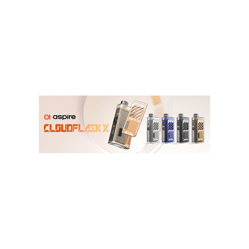Kit Pod Aspire Cloudflask X Kit Pod Aspire Cloudflask X