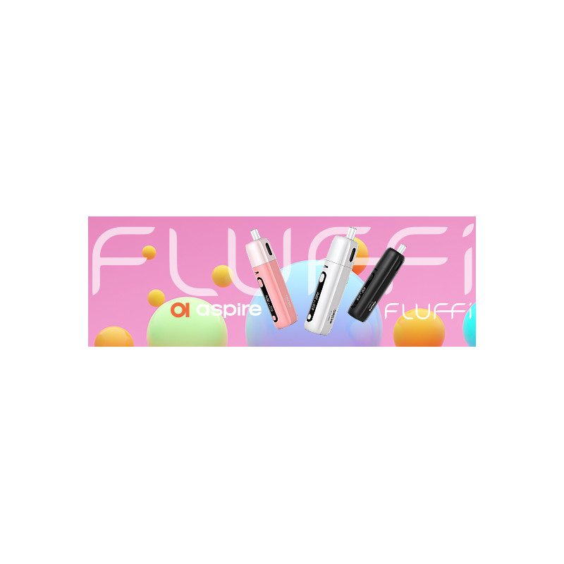 Bannière Aspire Fluffi couleurs