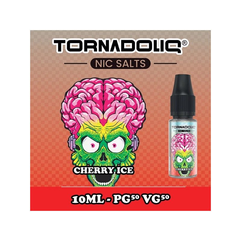 Publicité graphique TornadoLiq Cherry Ice