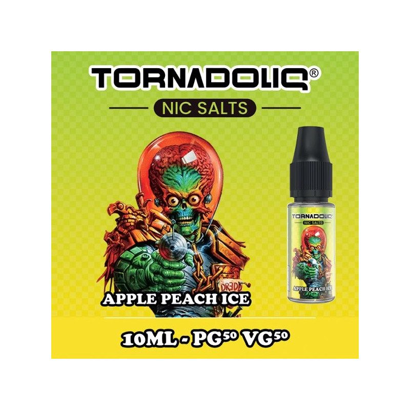 Publicité TornadoLiq pomme pêche glacée