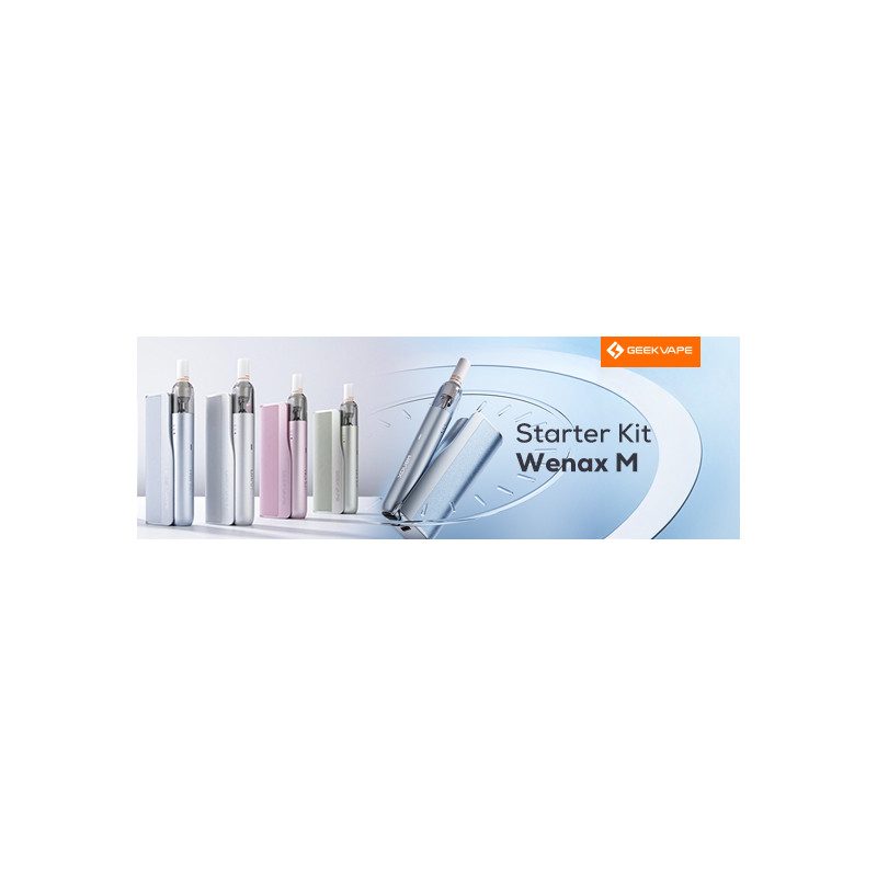 Starter Kit Wenax M GeekVape (Powerbank + Kit Wenax M1 Mini) Starter Kit Wenax M GeekVape (Powerbank + Kit Wenax M1 Mini)