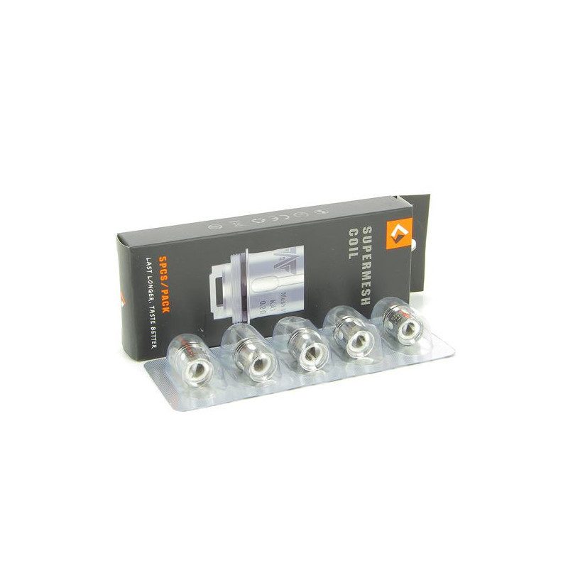 Pack de 5 résistances Super Mesh advanced Aero-Shield-Cerberus GeekVape Pack de 5 résistances Super Mesh advanced Aero-Shield-Cerberus GeekVape