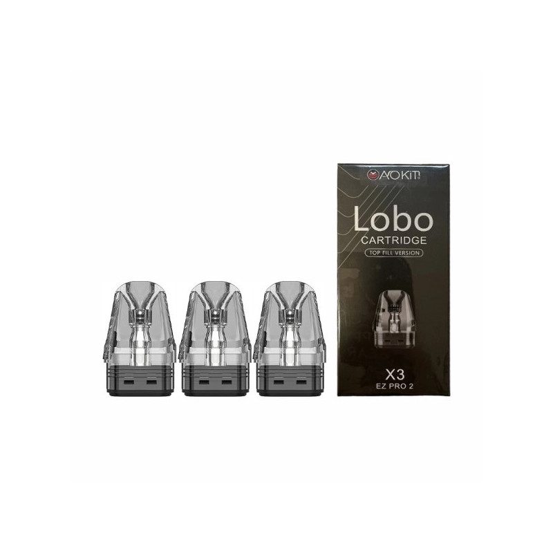 Cartouches Lobo 0.6ohm 2ml (3pcs) - Aokit boite Cartouches Lobo 0.6ohm 2ml (3pcs) - Aokit boite
