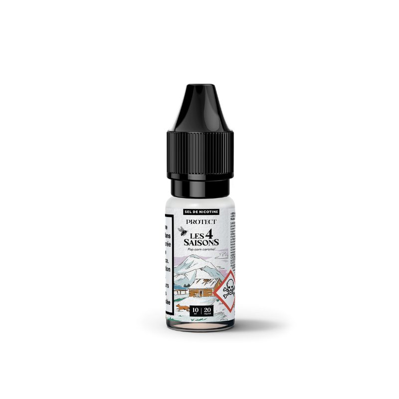 Pop Corn Caramel Sel de Nicotine Hiver Protect 10ml 20mg