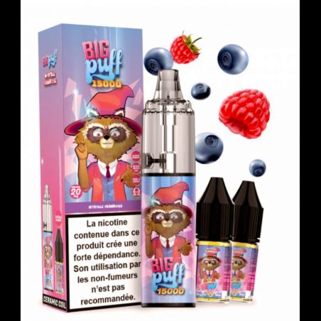 Tornado 15000 puffs 20 mg Myrtille Framboise - Big Puff
