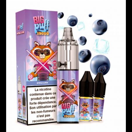 Tornado 15000 puffs 20 mg Myrtille Glacée - Big Puff