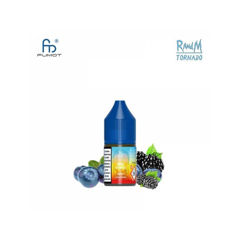 Mixed Berries (20 mg sel de nicotine) 10ML - Tornado Randm/Fumot Mixed Berries (20 mg sel de nicotine) 10ML - Tornado Randm/Fumot
