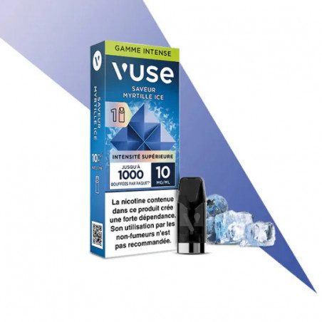 Myrtille Ice - Capsule ePod Vuse Gamme Intense - 10mg - 2ml - 1 pod