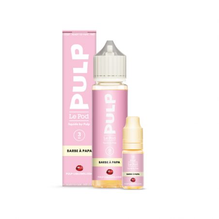 Pack 60ml Barbe A Papa Le Pod Liquide Pulp 3mg
